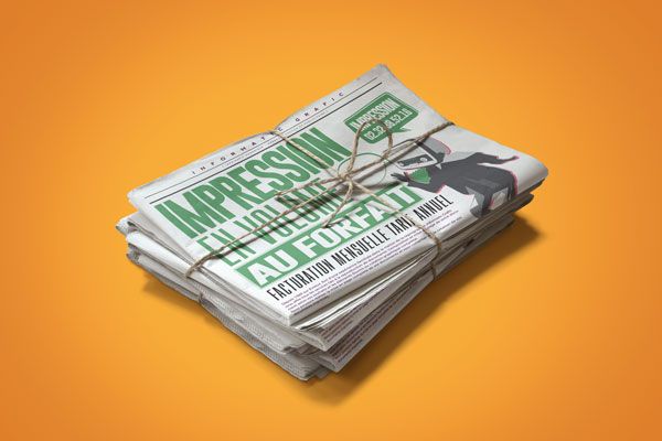 forfait d'impressions, facturation mensuel, volume annuel d'impression,livraison..